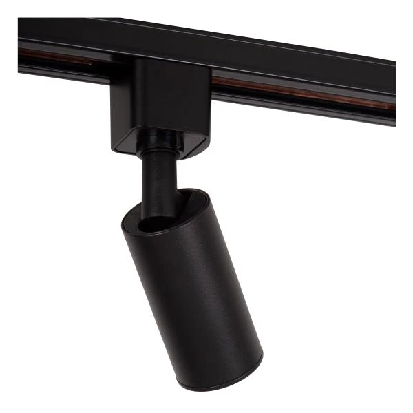 Lucide TRACK RITMO Foco de riel - Sistema de carril monofásico / Iluminación con rieles - 1xGU10/MR11 -Negro (Extensión) - detalle 1